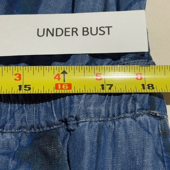 SOFT SURROUNDINGS Women Sleeveless Maxi Sundress Sz XL Beach Coastal 100% Tencel - Picture 10 of 12